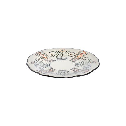 Set veselă 24 piese, multicolor, porțelan