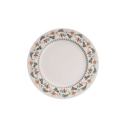 Set veselă 24 piese multicolore/porțelan