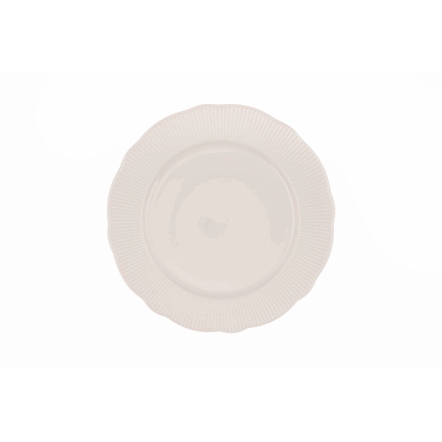 Set veselă 24 piese, porțelan alb