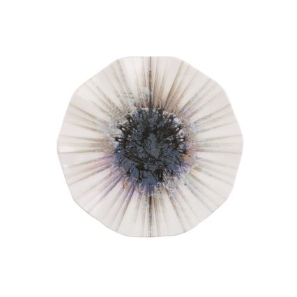 Set veselă 24 piese, porțelan, maro