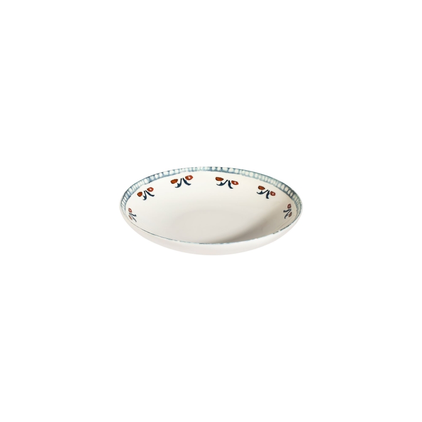 Set veselă 24 piese, porțelan multicolor