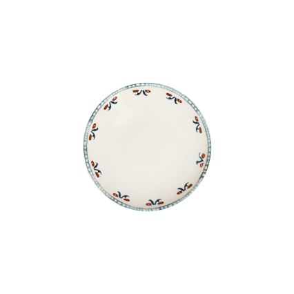 Set veselă 24 piese, porțelan multicolor