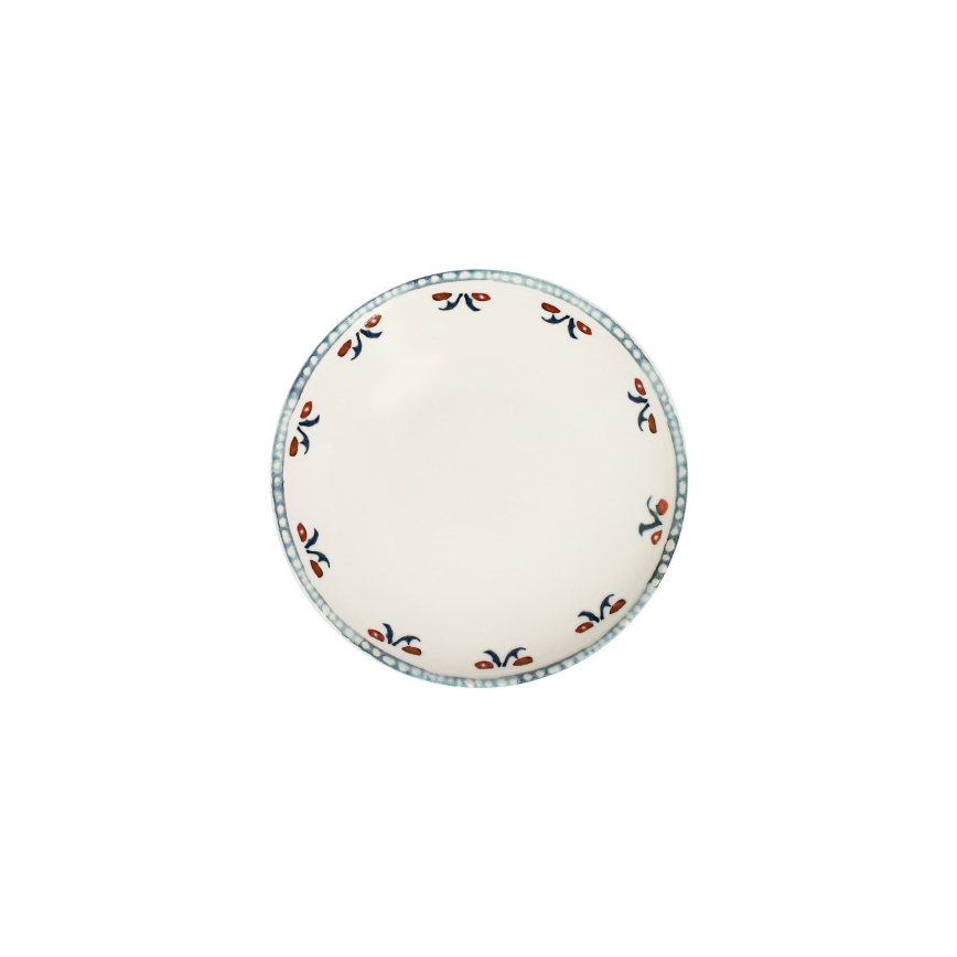 Set veselă 24 piese, porțelan multicolor