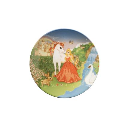 Set veselă 3 piese, multicolor, din ceramică fină