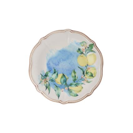 Set veselă din porțelan, 24 piese, multicolor