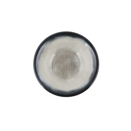 Set veselă din porțelan, 26 piese, albastru/maro