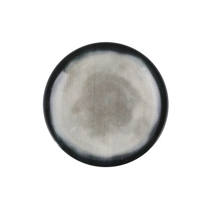 Set veselă din porțelan, 26 piese, albastru/maro