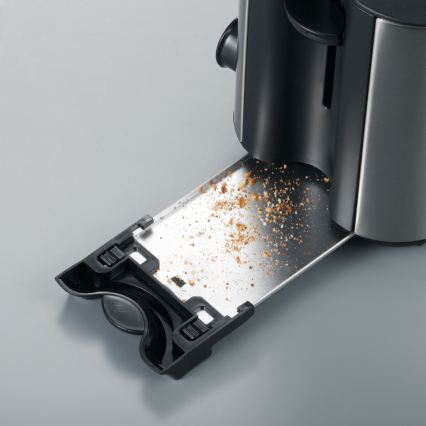 Severin AT 2514 - Prăjitor de pâine cu 2 fante, 850 W/230 V, inox/negru