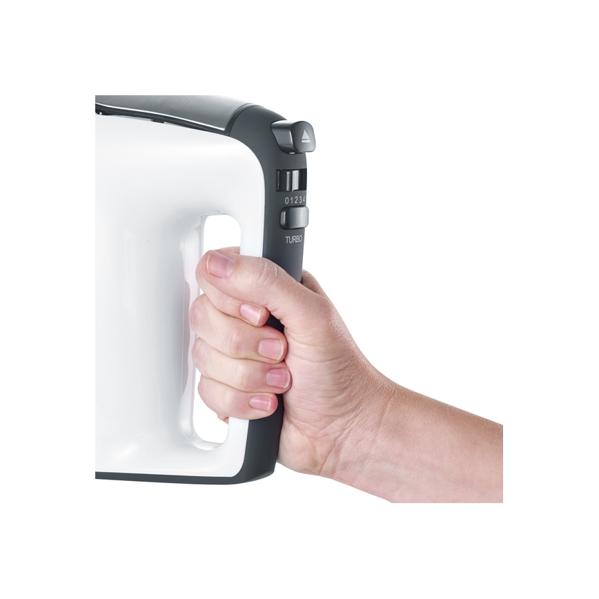 Severin HM 3830 - Mixer de mână 400 W/230 V, alb/negru