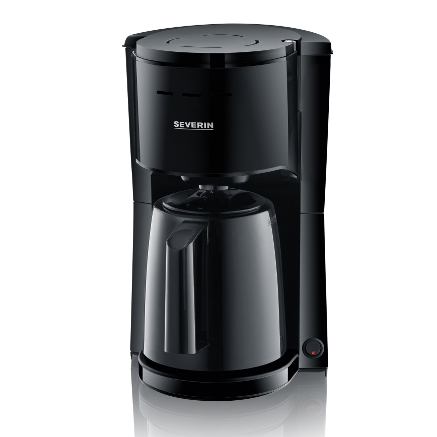 Severin KA 9306 - Cafetieră cu carafă termică 1 l 1000W/230V neagră