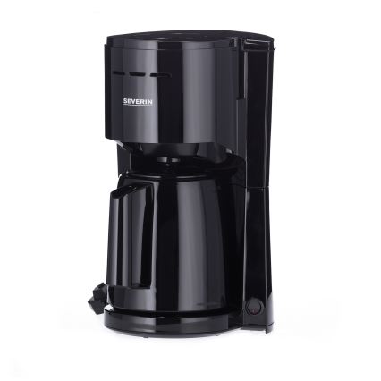 Severin KA 9306 - Cafetieră cu carafă termică 1 l 1000W/230V neagră