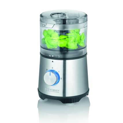 Severin KM 3865 - Tocător de alimente 400 W/230 V inox/negru