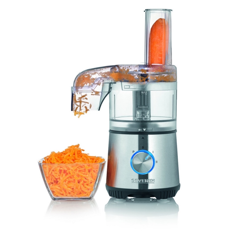 Severin KM 3865 - Tocător de alimente 400 W/230 V inox/negru