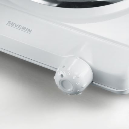 Severin KP 1091 - Plită electrică cu un singur ochi, 1500 W/230 V, albă