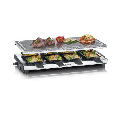 Severin RG 2374 – Grătar raclette cu piatră lavică, 1500 W / 230 V
