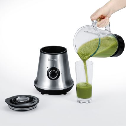 Severin SM 3737 - Blender de masă, 1 l, 500 W/230 V, inox/negru