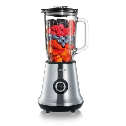 Severin SM 3737 - Blender de masă, 1 l, 500 W/230 V, inox/negru