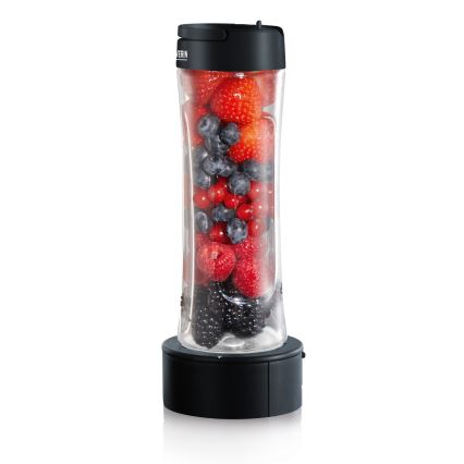 Severin SM 3737 - Blender de masă, 1 l, 500 W/230 V, inox/negru