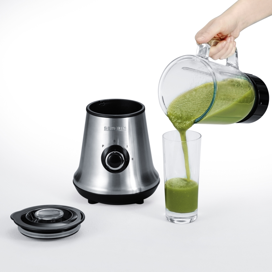 Severin SM 3737 - Blender de masă 1 l 500W/230V inox/negru