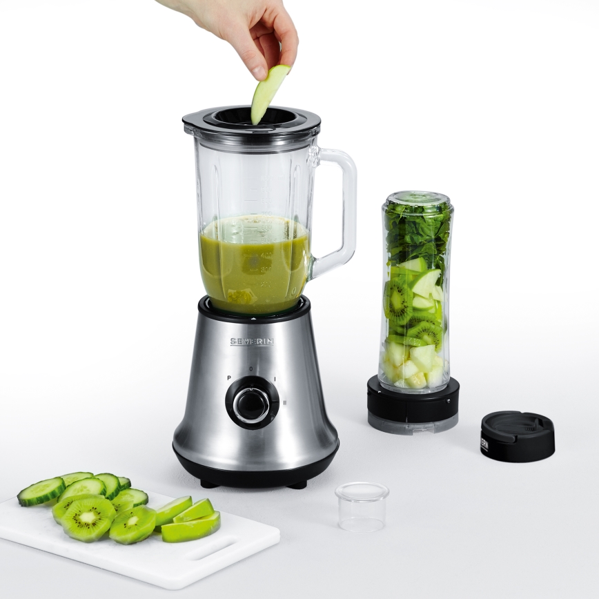 Severin SM 3737 - Blender de masă 1 l 500W/230V inox/negru