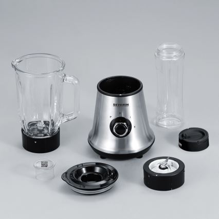 Severin SM 3737 - Blender de masă 1 l 500W/230V inox/negru