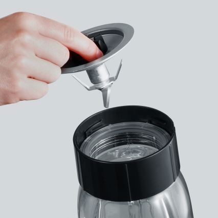 Severin SM 3737 - Blender de masă 1 l 500W/230V inox/negru