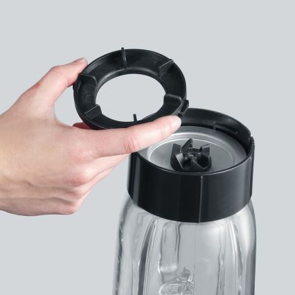 Severin SM 3737 - Blender de masă 1 l 500W/230V inox/negru