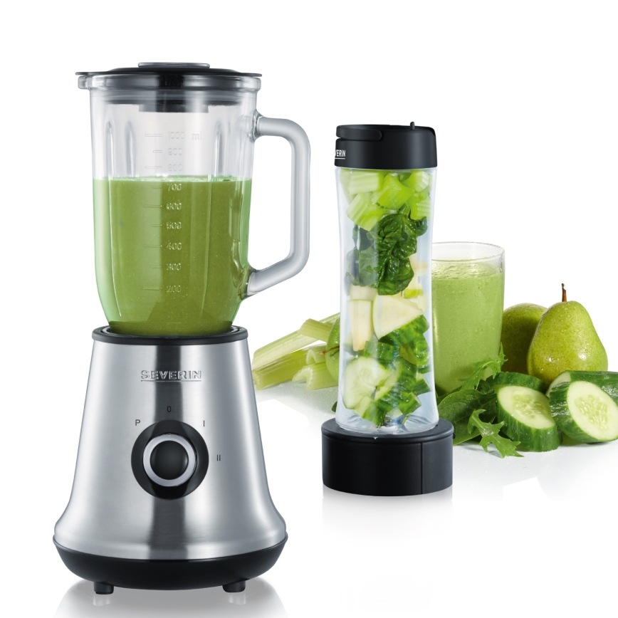 Severin SM 3737 - Blender de masă 1 l 500W/230V inox/negru