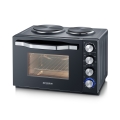 Severin TO 2074 - Cuptor cu aer cald cu grill și plite, 2500W/230V, 30 l, negru