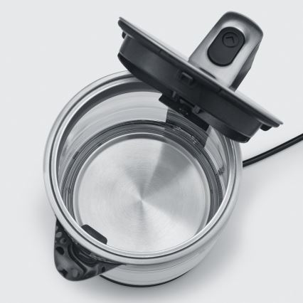 Severin WK 3420 - Ceainic electric cu fierbere rapidă 1,7 l 2200W/230V inox/sticlă