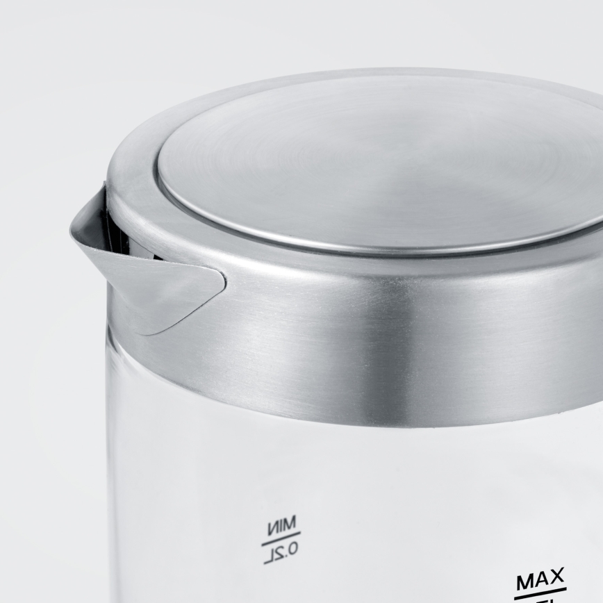 Severin WK 3472 - fierbător electric rapid, 0,5 l, 1100 W/230 V, inox/sticlă