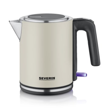 Severin WK 9577 - Fierbător electric cu încălzire rapidă, 1 L, 2400 W/230 V, bej