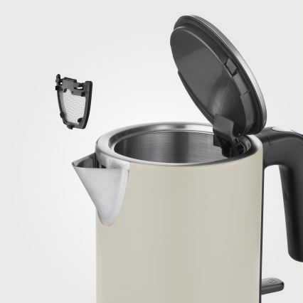 Severin WK 9577 - Fierbător electric cu încălzire rapidă, 1 L, 2400 W/230 V, bej