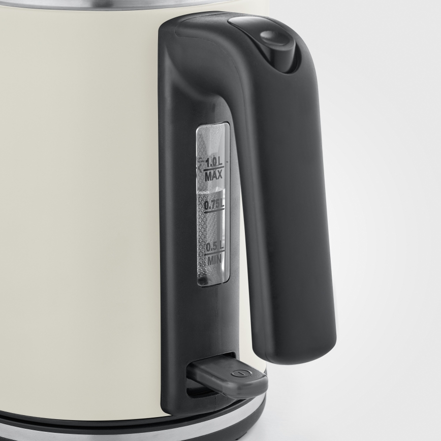 Severin WK 9577 - Fierbător electric cu încălzire rapidă, 1 L, 2400 W/230 V, bej