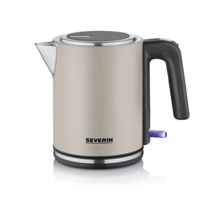 Severin WK 9577 - Fierbător electric cu încălzire rapidă, 1 L, 2400 W/230 V, bej