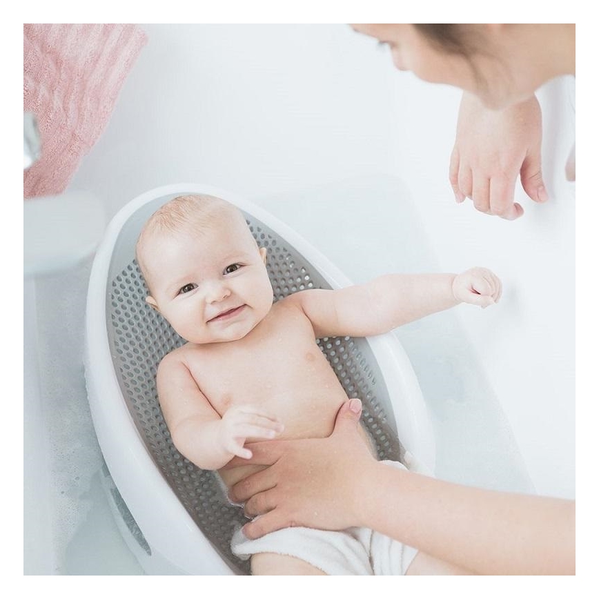 Șezlong de baie Angelcare Light Grey