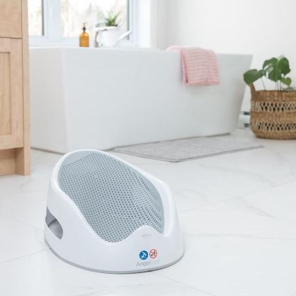 Șezlong de baie Angelcare Light Grey