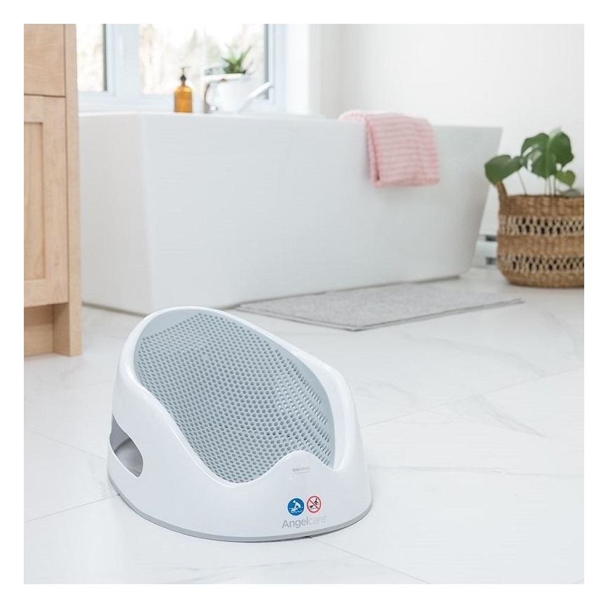 Șezlong de baie Angelcare Light Grey