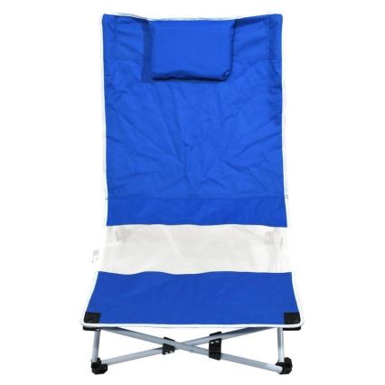 Șezlong de grădină albastru