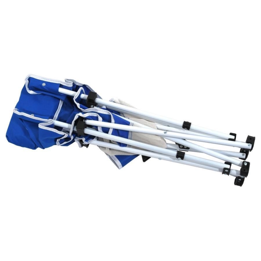 Șezlong de grădină albastru