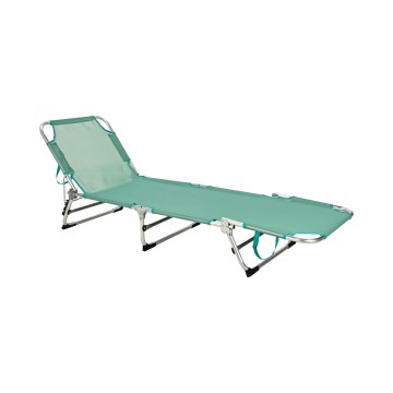 Șezlong pliabil reglabil SUNO 56x190 cm, turcoaz