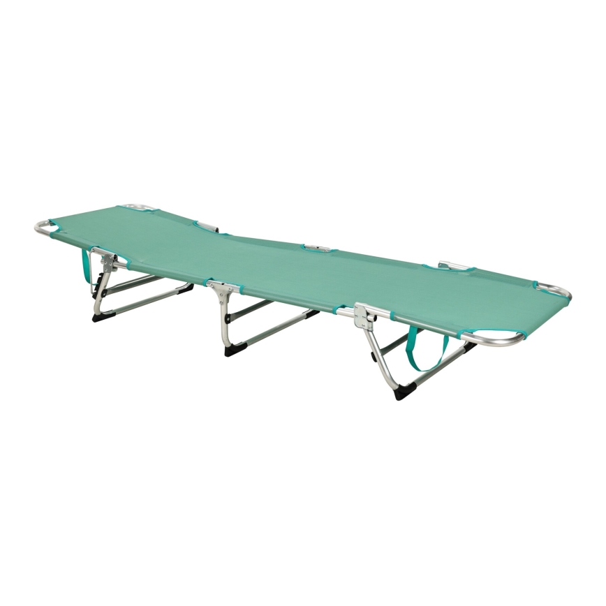 Șezlong pliabil reglabil SUNO 56x190 cm, turcoaz