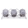 Sfeșnic 33x10x11 cm crom lucios