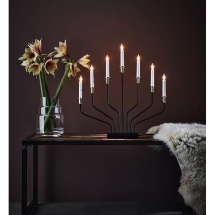 Sfeșnic de Crăciun BROSA XL 7xE10/3W/230V Markslöjd 705758