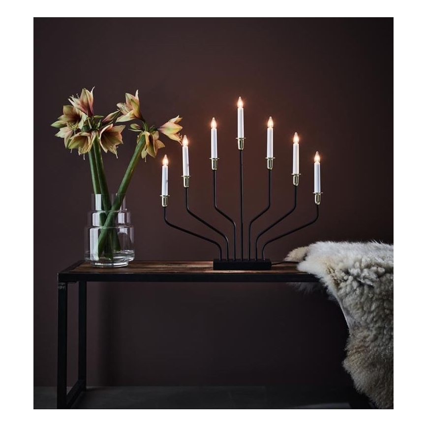 Sfeșnic de Crăciun BROSA XL 7xE10/3W/230V Markslöjd 705758