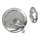 Sfoară de rufe 9,5 x 9,5 cm inox/argintiu