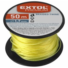 Sfoară pentru construcții 1,7mm x 50m galben Extol Premium