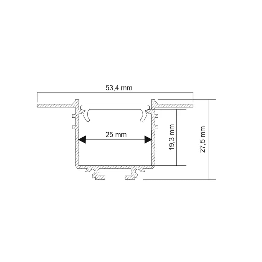Shilo - Corp de iluminat LED încastrat 9W 230V 3000K CRI 90 negru