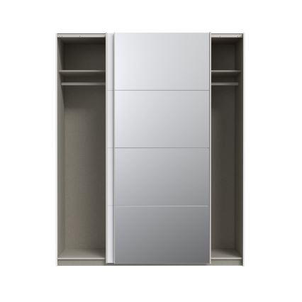 Șifonier cu oglindă KARO 170x210 cm, alb