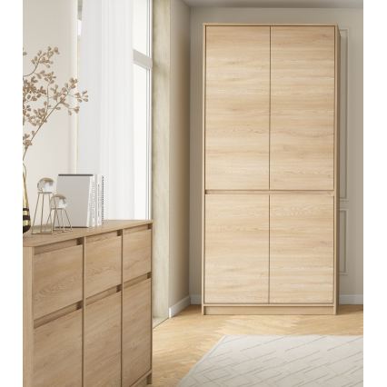 Șifonier MIYABI 90x198x52 cm stejar Cremona